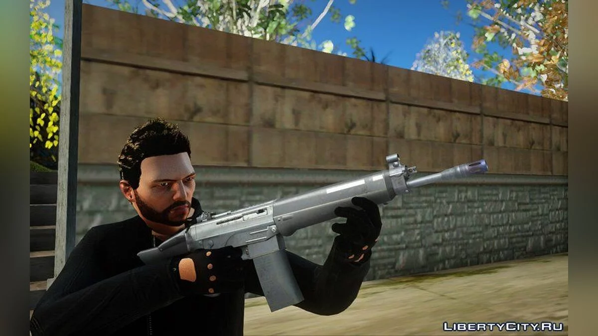 Assault Rifle из Uncharted 4 / GTA San Andreas