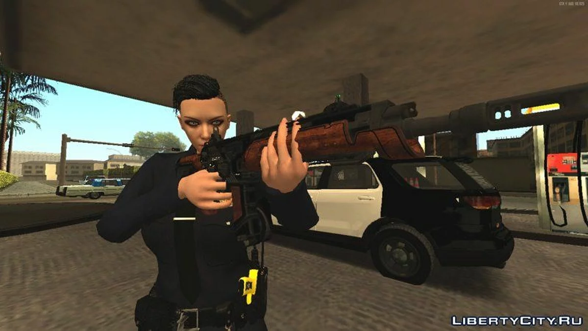 ICR-7 из Call of Duty Black Ops 4 / GTA San Andreas