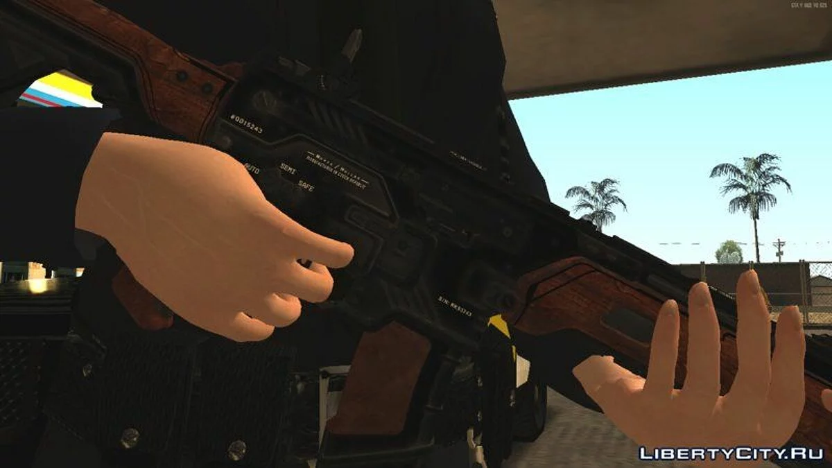 ICR-7 из Call of Duty Black Ops 4 / GTA San Andreas