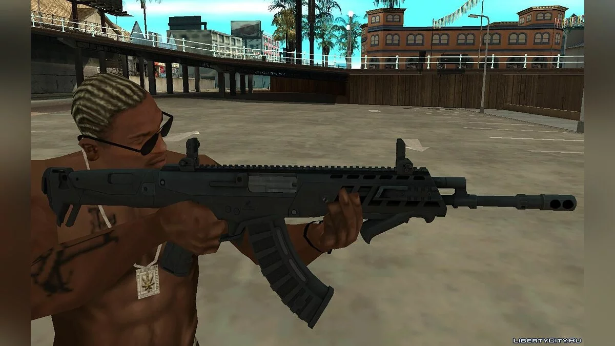 AK-Alpha из Warface / GTA San Andreas