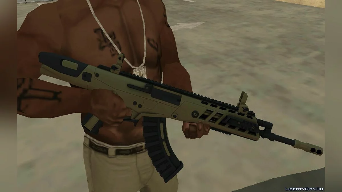 AK-Alpha из Warface / GTA San Andreas