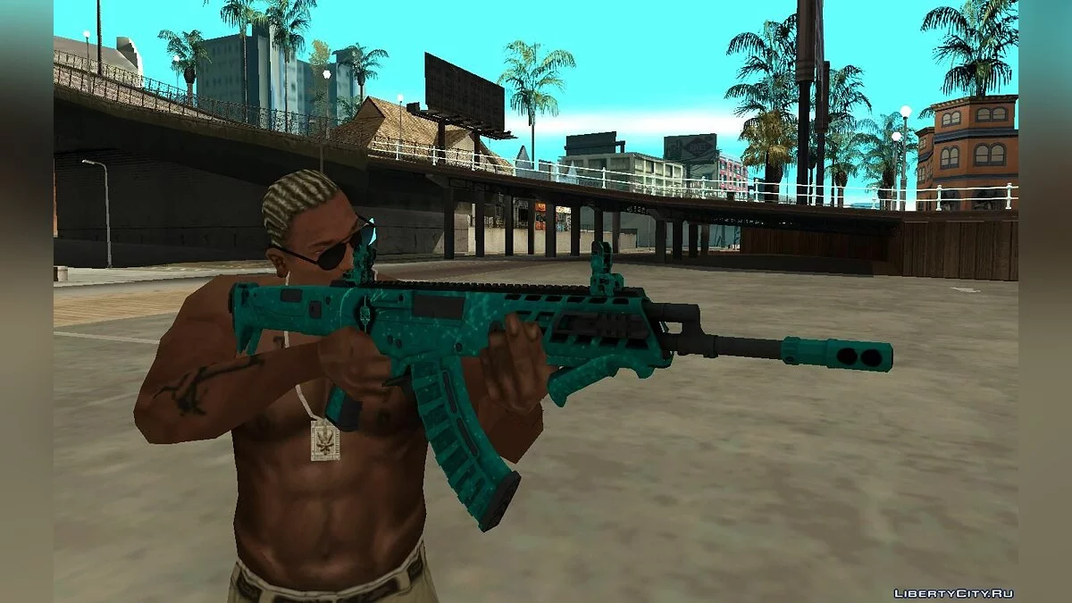 AK-Alpha из Warface / GTA San Andreas