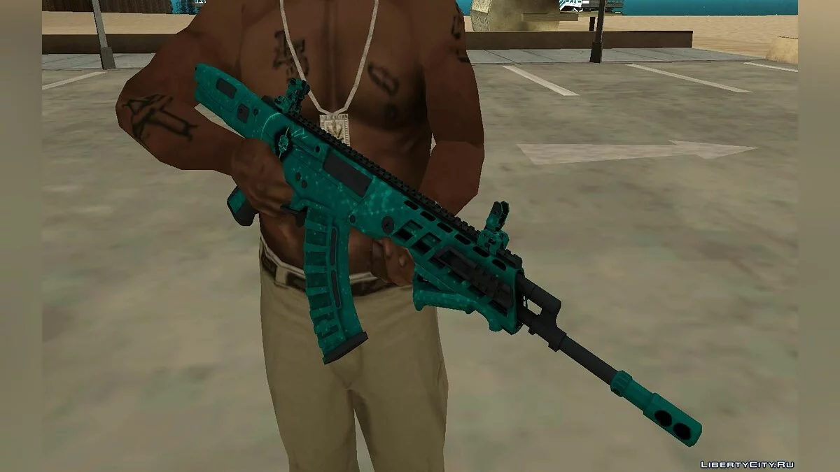 AK-Alpha из Warface / GTA San Andreas