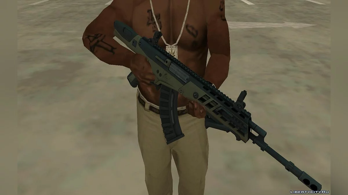 AK-Alpha из Warface / GTA San Andreas