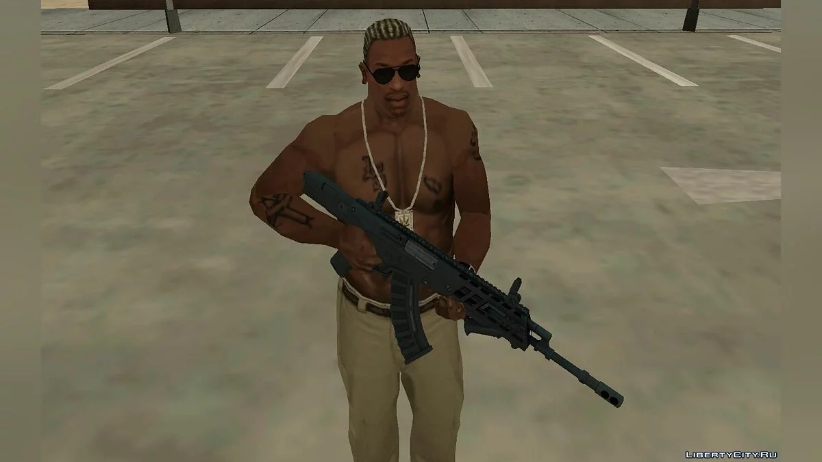 AK-Alpha из Warface / GTA San Andreas