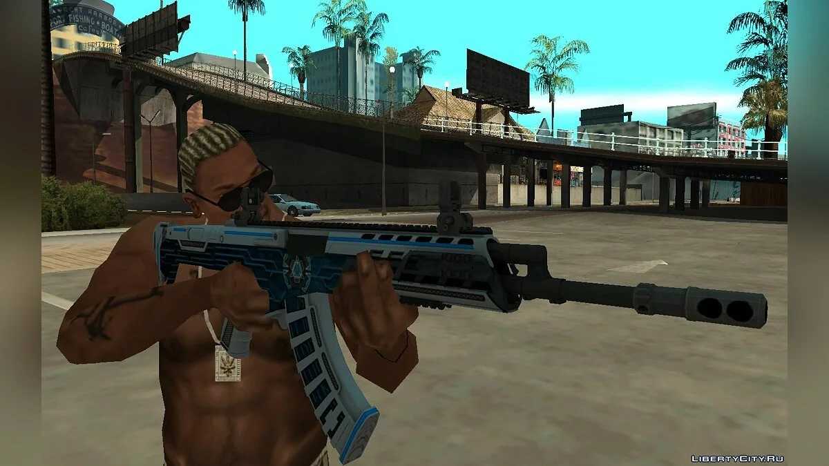 AK-Alpha из Warface / GTA San Andreas