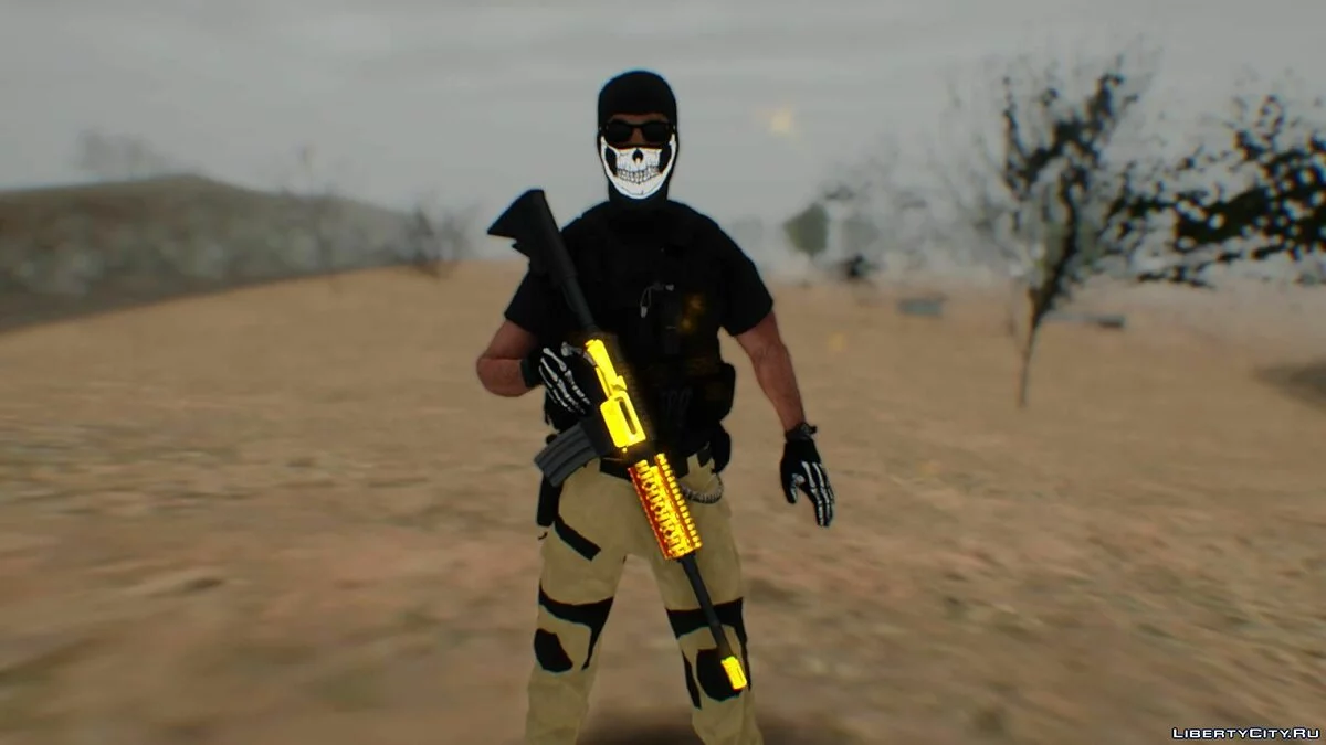 M4 Gold V2 / GTA San Andreas