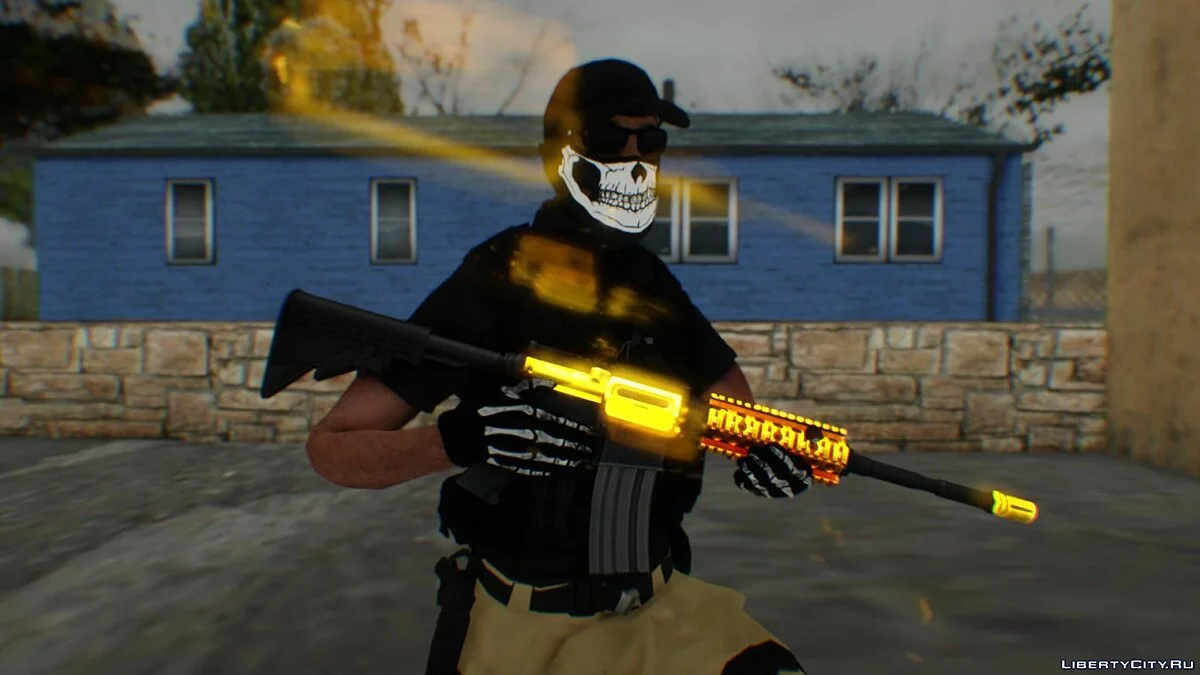 M4 Gold V2 / GTA San Andreas