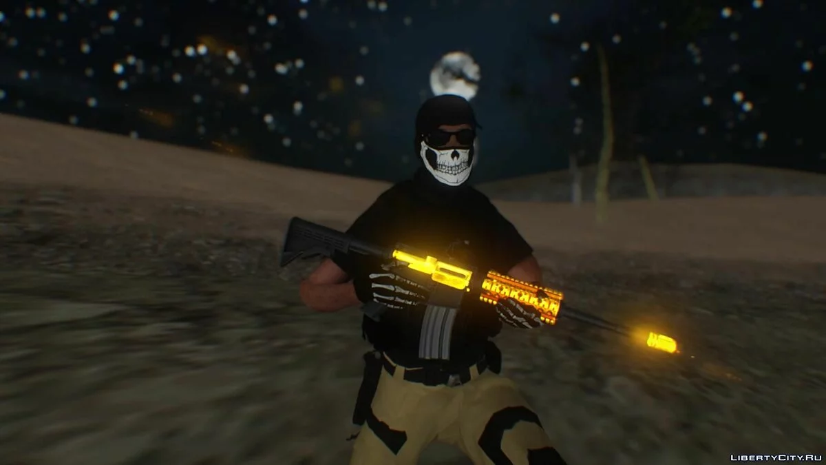 M4 Gold V2 / GTA San Andreas