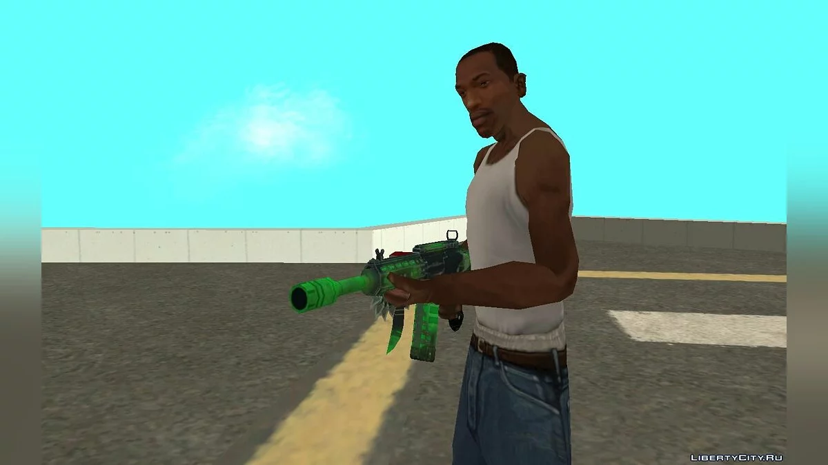 Правила выживания: AR15 Poison Sting / GTA San Andreas