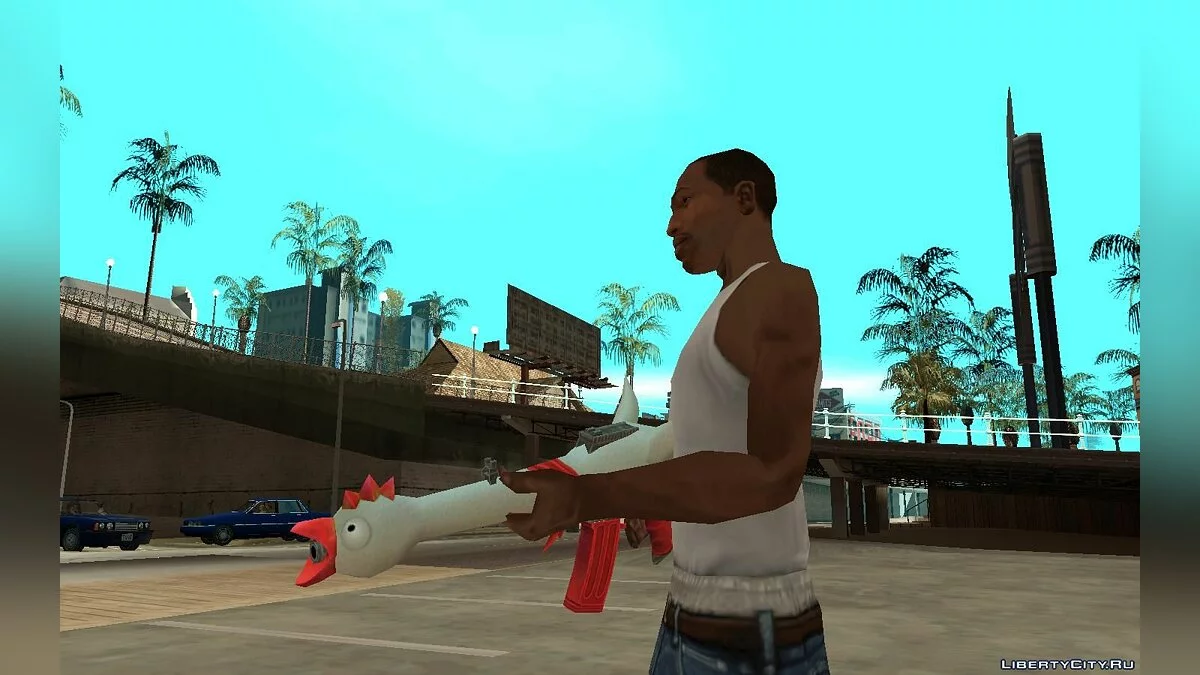 Правила выживания: резиновая курица-автомат / GTA San Andreas