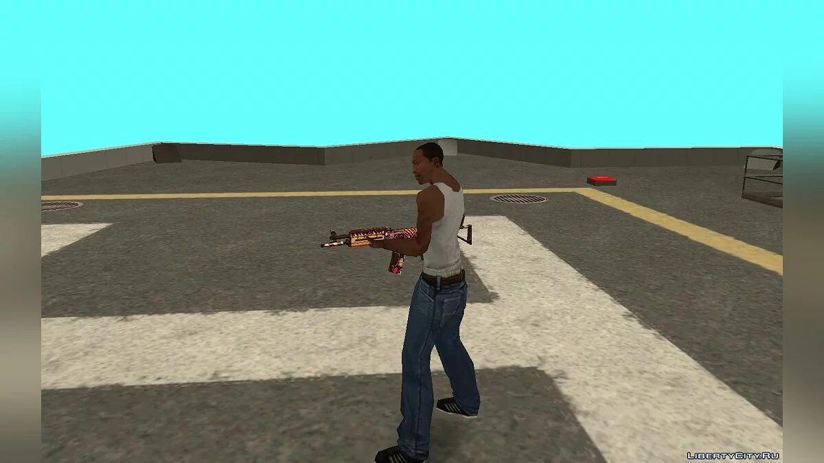 Шоколадный Галил из игры \"Special Force\" / GTA San Andreas
