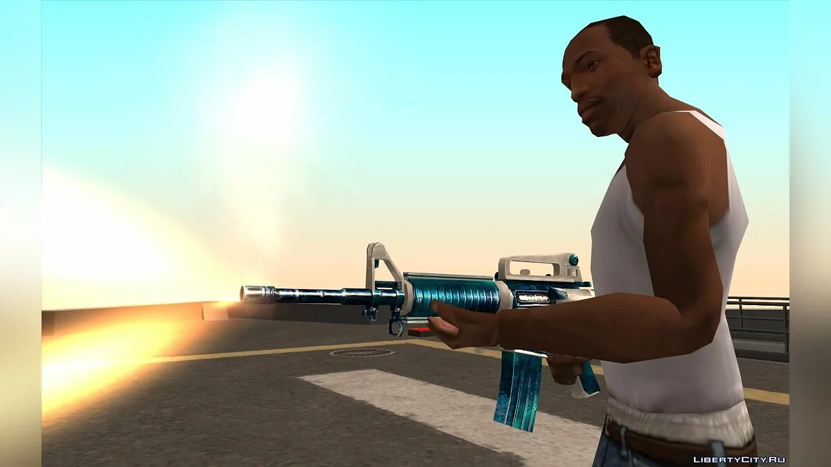 M4A1 Зимний Воин / GTA San Andreas