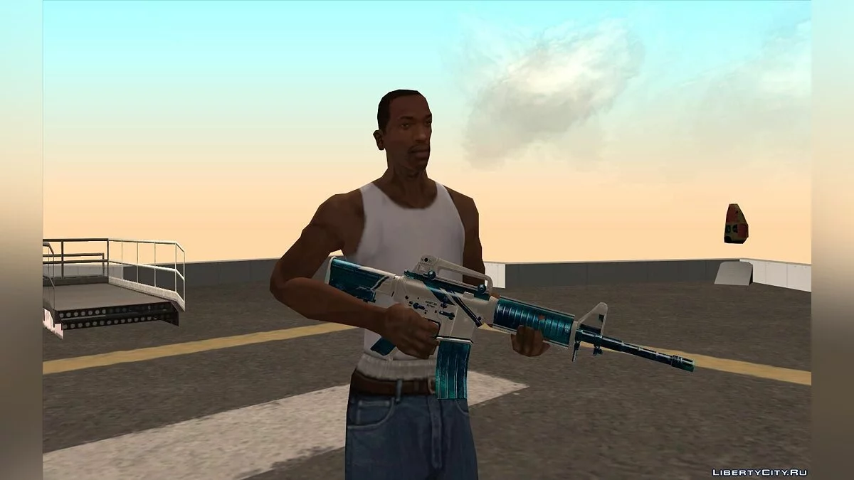 M4A1 Зимний Воин / GTA San Andreas