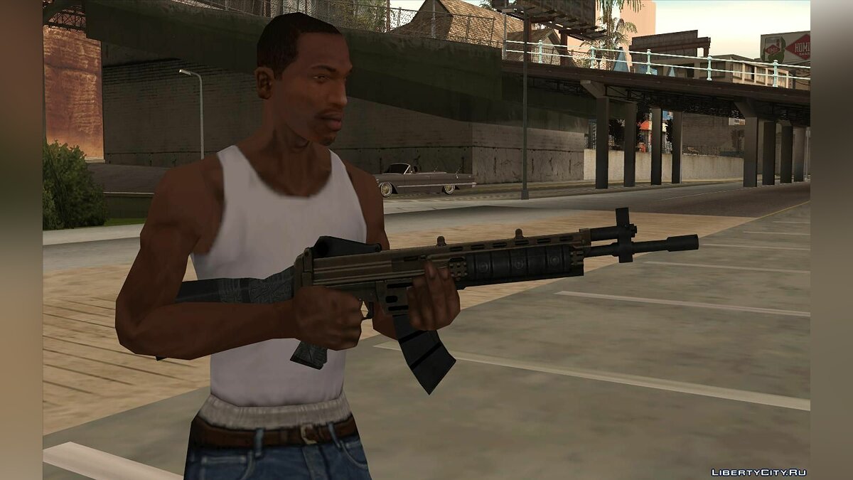 Скачать Assault Rifle из игры World War Z для GTA San Andreas