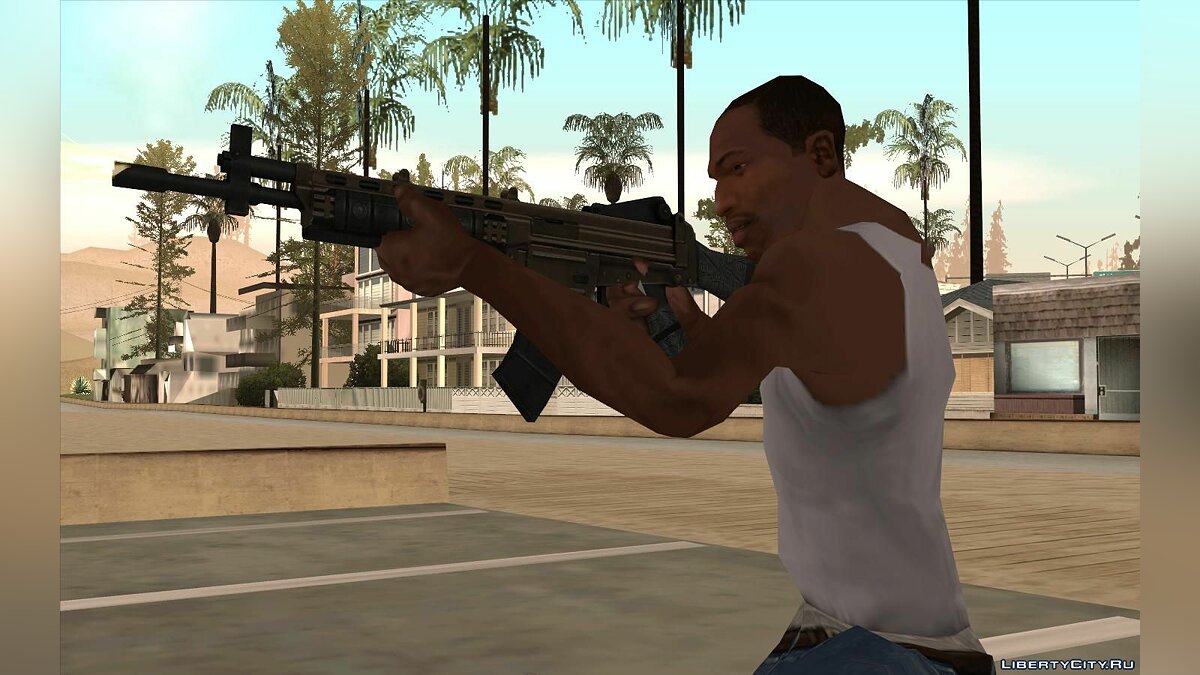 Скачать Assault Rifle из игры World War Z для GTA San Andreas