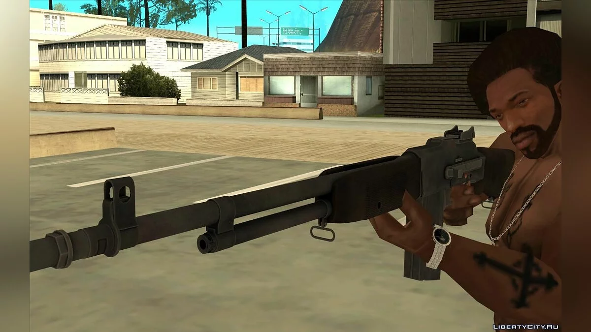 BAR M1918 из Battlefield 1 / GTA San Andreas