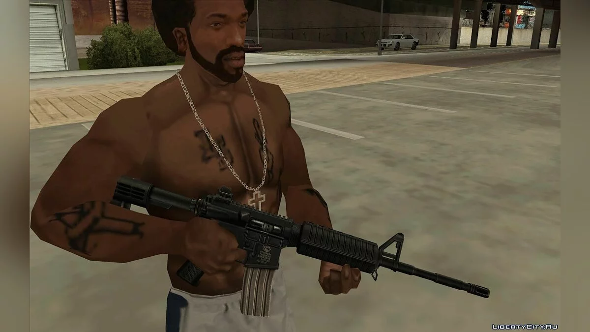 GTA IV M4A1 HQ Skin / GTA San Andreas