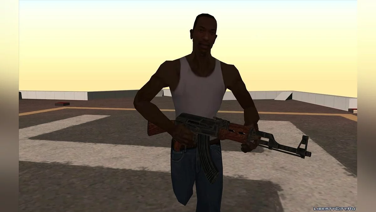 HQ AK-47 из Fallout 3 / GTA San Andreas