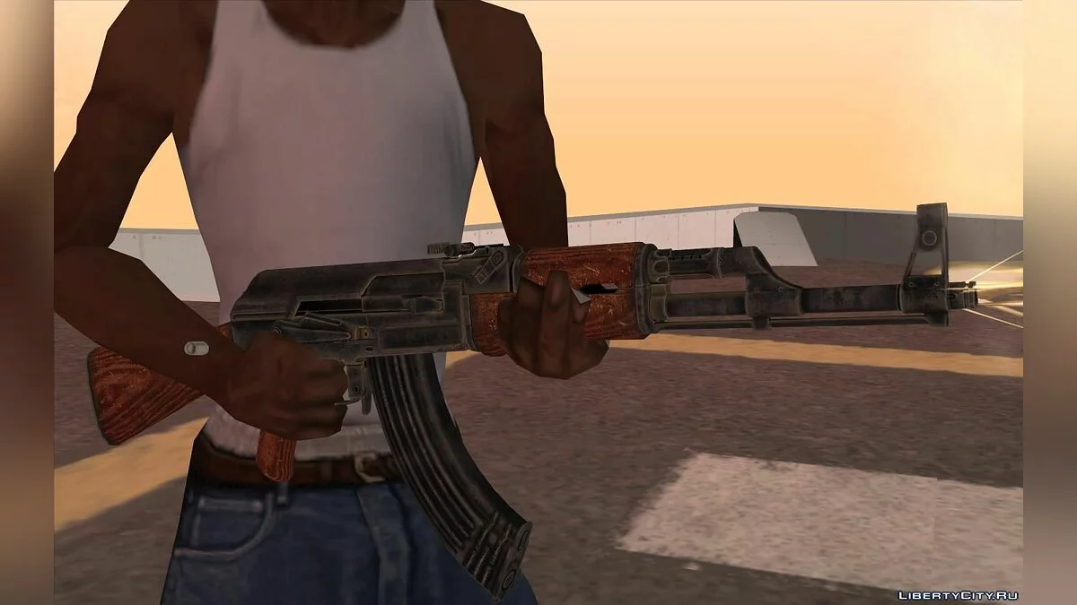 HQ AK-47 из Fallout 3 / GTA San Andreas