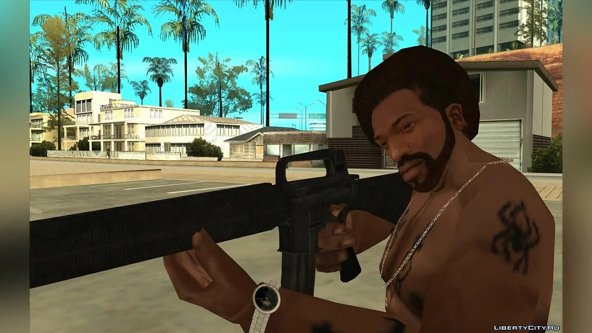 M16A2 Assault Rifle из Counter-Strike / GTA San Andreas
