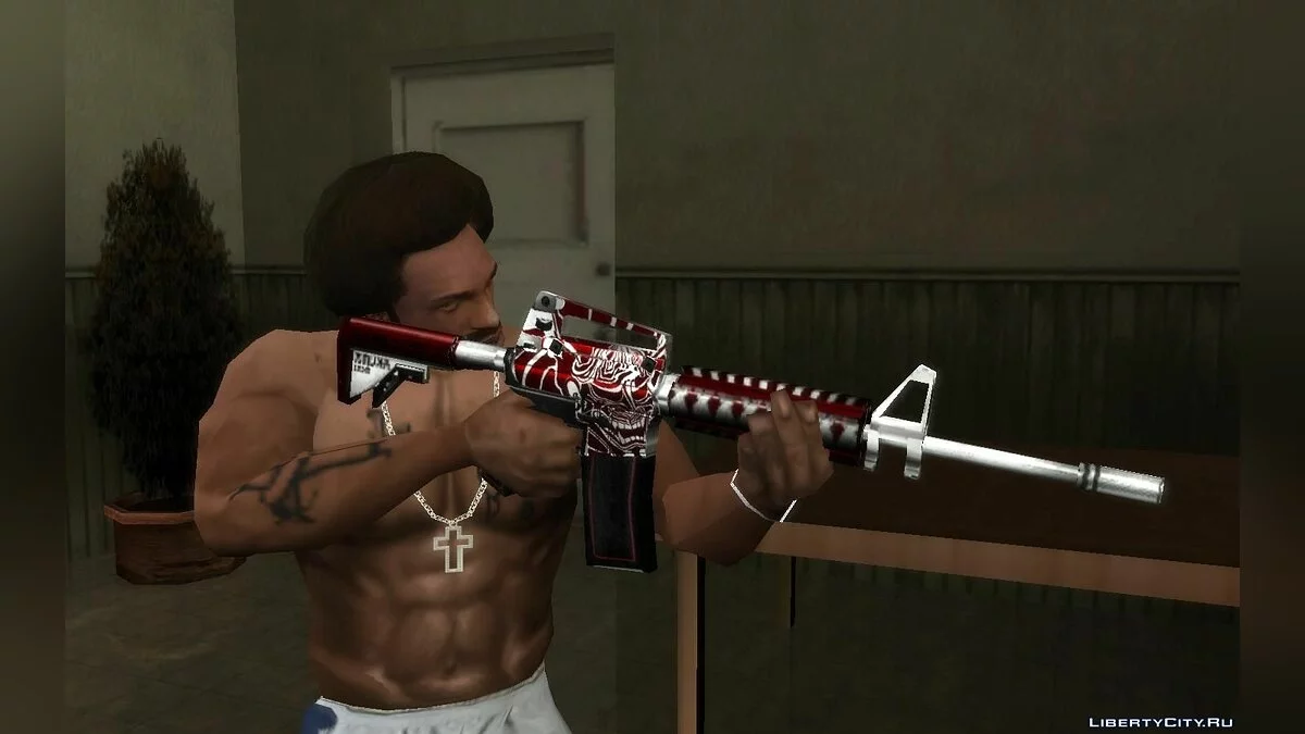 Akuma M4A1 из игры SFPH Playpark / GTA San Andreas
