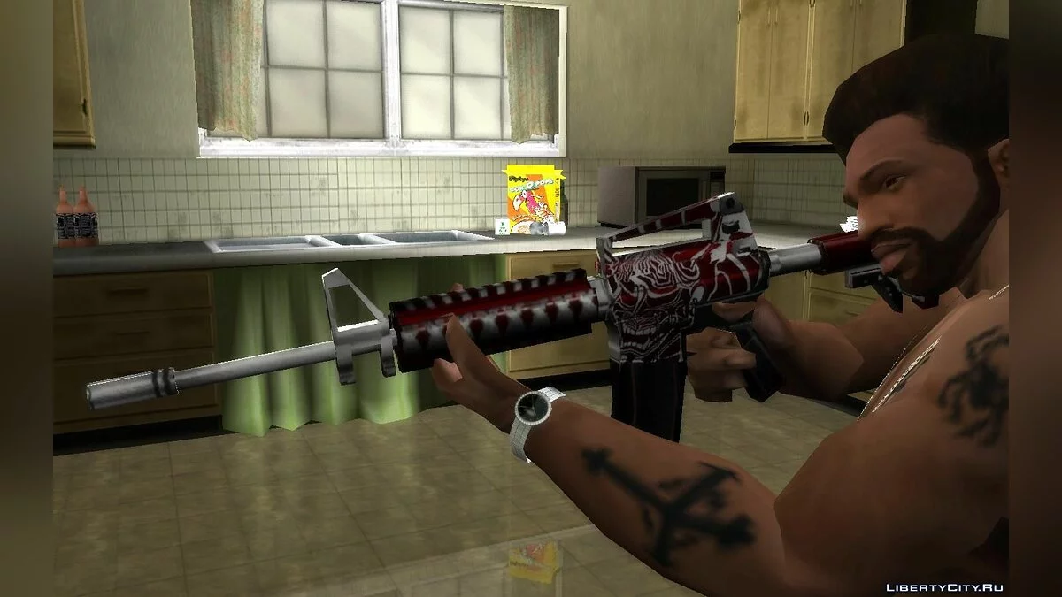 Akuma M4A1 из игры SFPH Playpark / GTA San Andreas