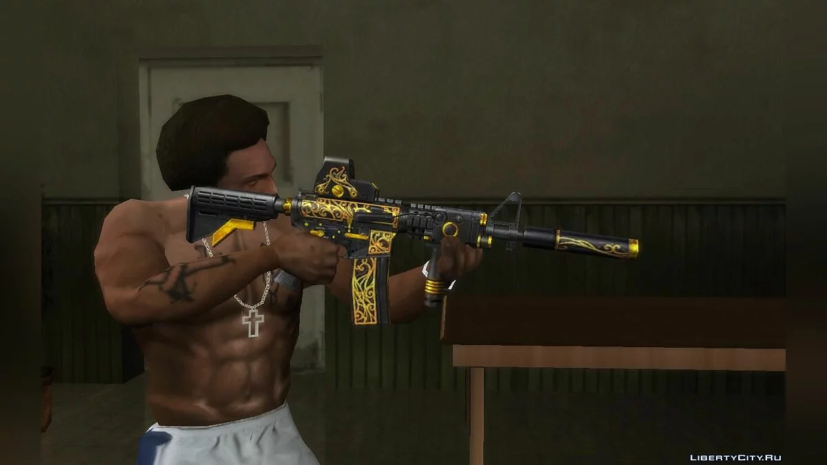 Antique M4A1 из игры SFPH Playpark / GTA San Andreas