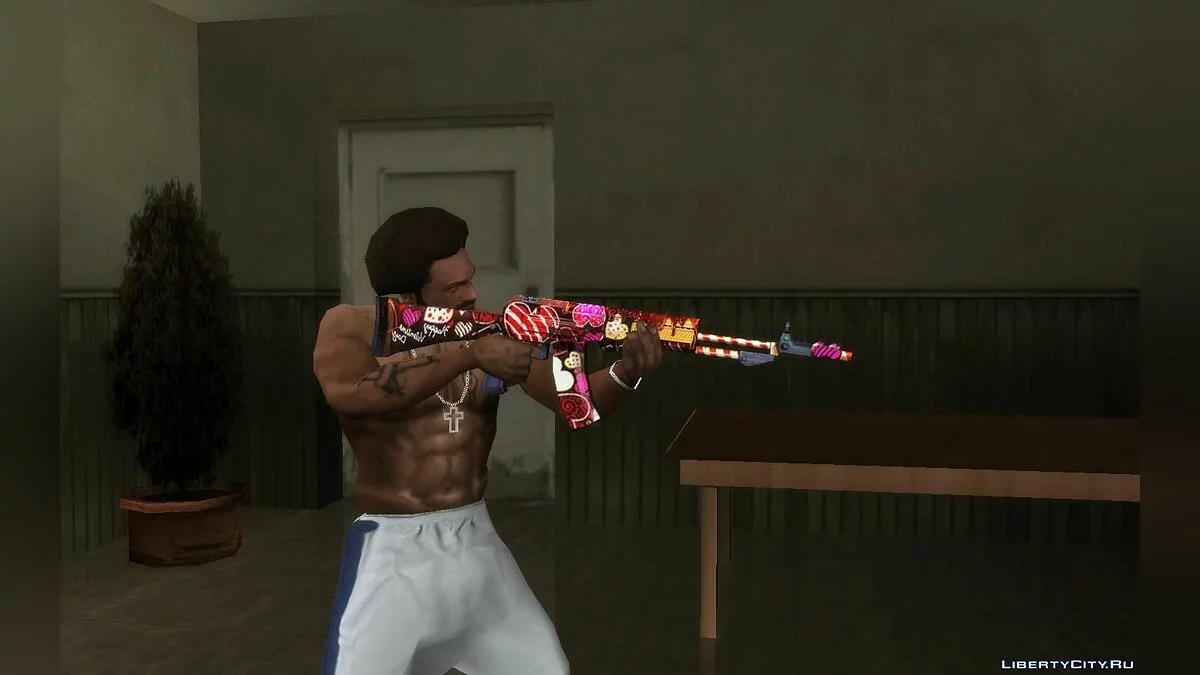 Chocolate AN94 из игры SFPH Playpark / GTA San Andreas