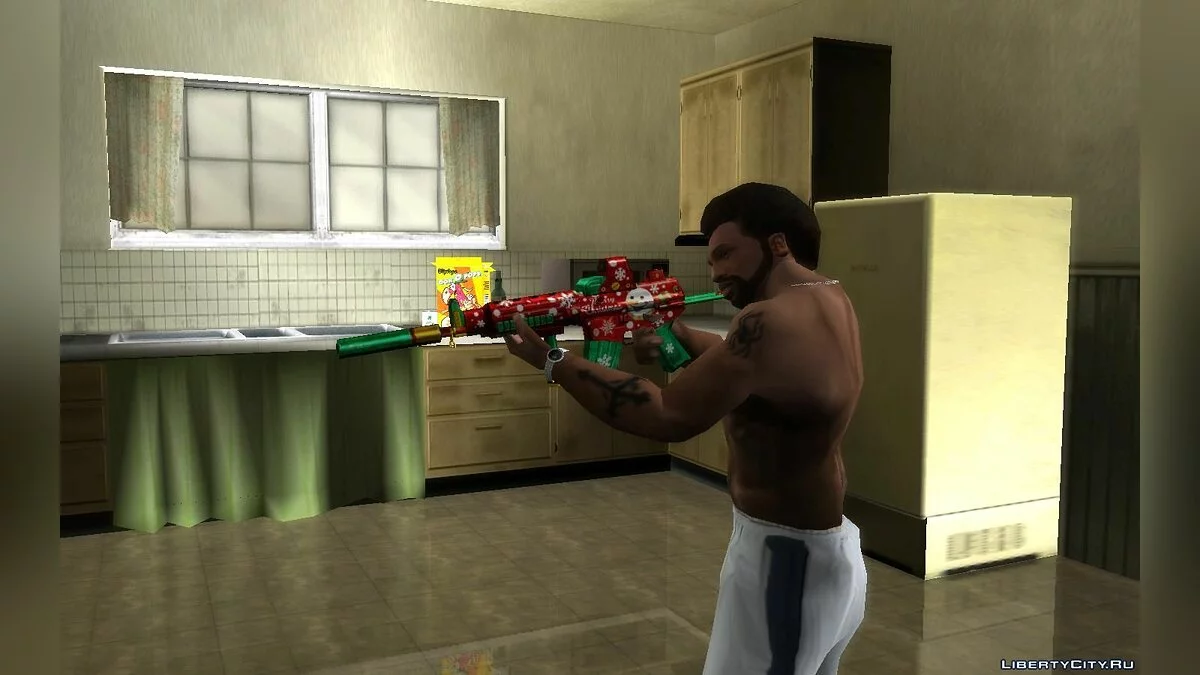 Christmas K2 из игры SFPH Playpark / GTA San Andreas