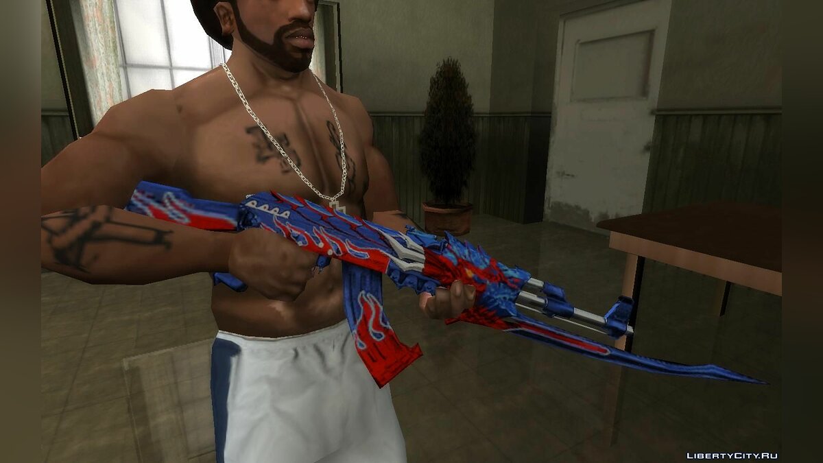 Скачать AK-47 Beast Prime для GTA San Andreas