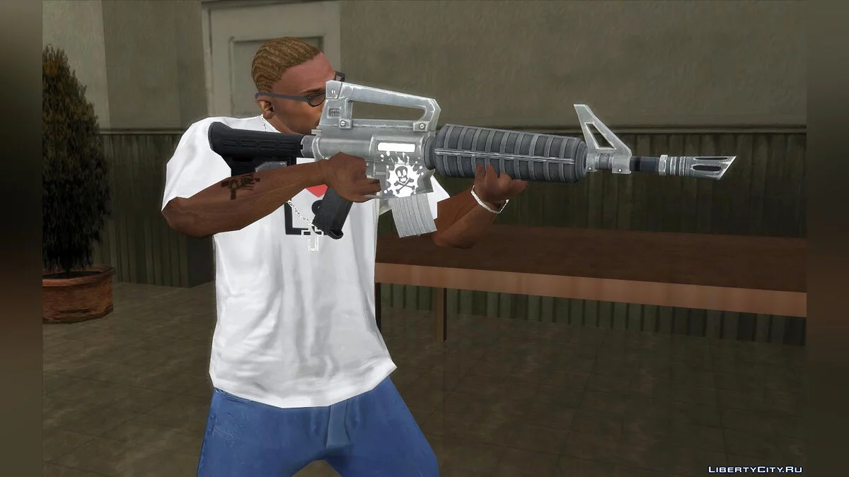 Штурмовая винтовка из Fortnite / GTA San Andreas