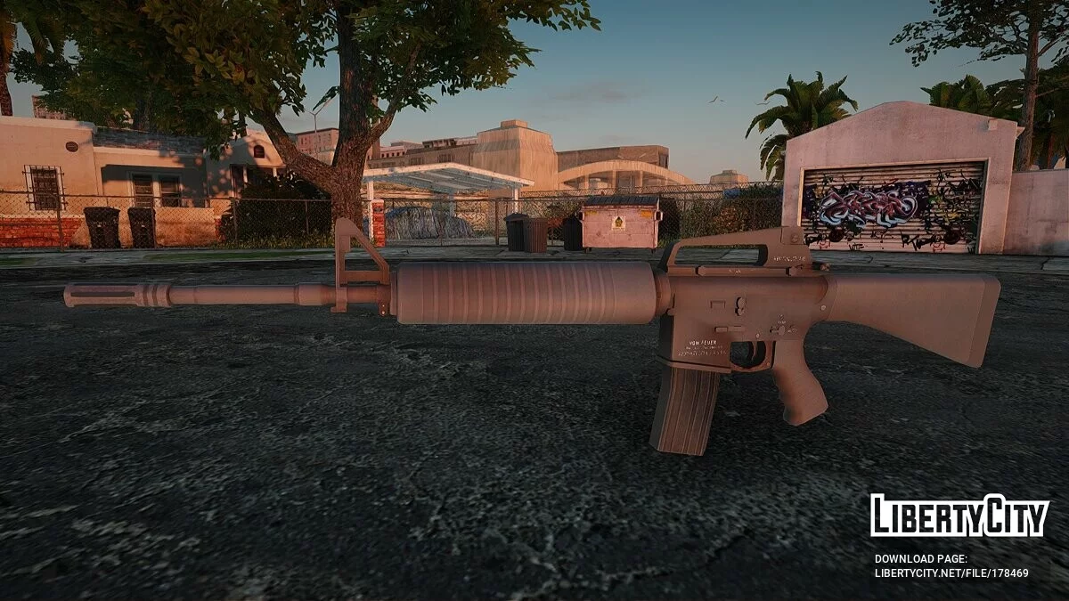 GTA 5: Voum Feuer Service Carbine / GTA San Andreas