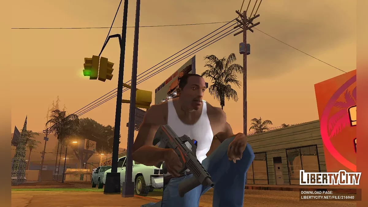 Fazertron из Far Cry 3 Blood Dragon / GTA San Andreas