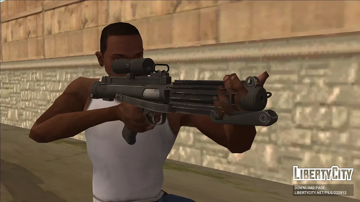 Бластер E-11 из Звёздных Войн / GTA San Andreas