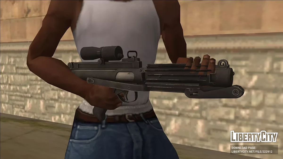 Бластер E-11 из Звёздных Войн / GTA San Andreas