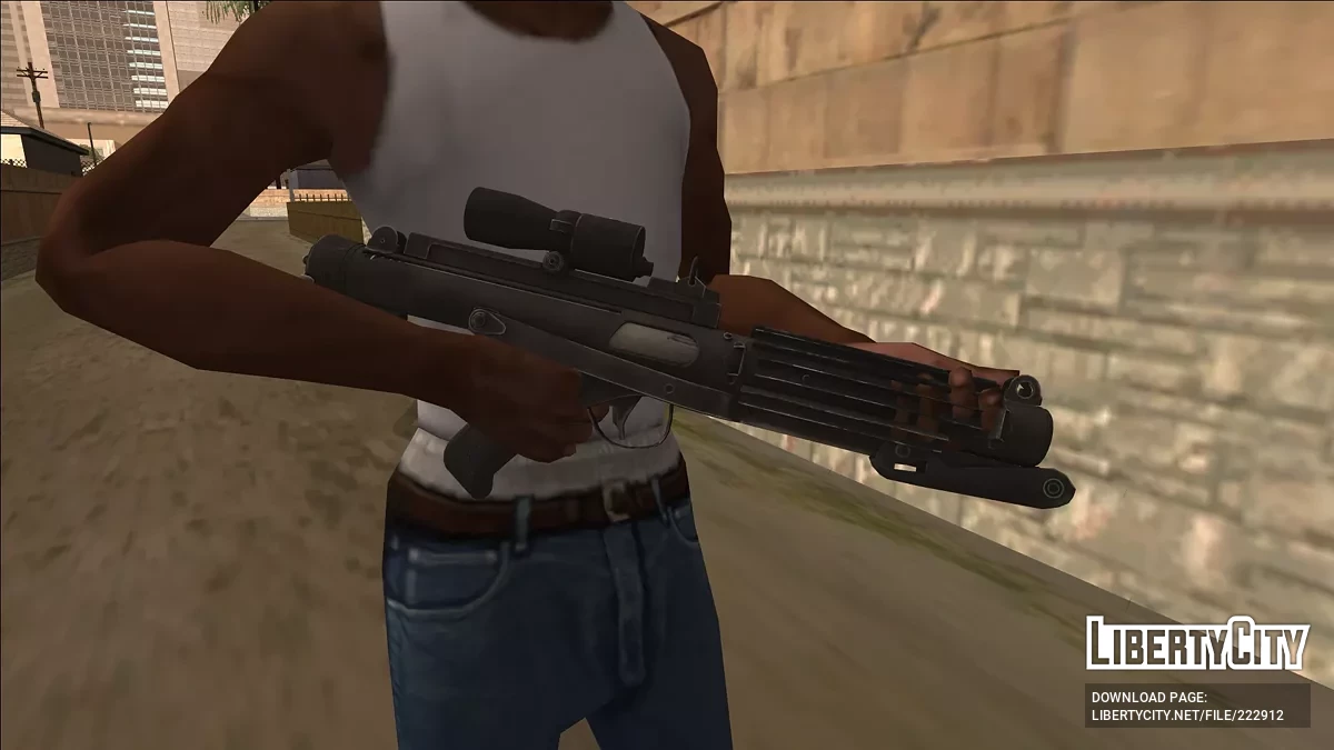 Бластер E-11 из Звёздных Войн / GTA San Andreas