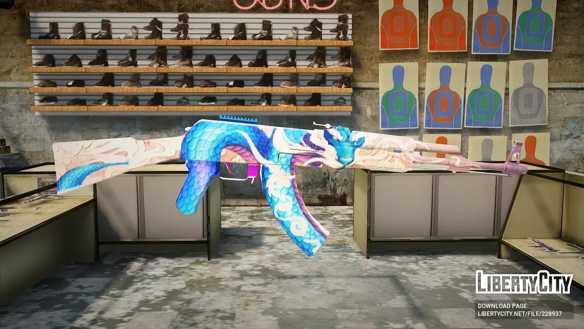 AK-47 Dragon Suiryu / GTA San Andreas