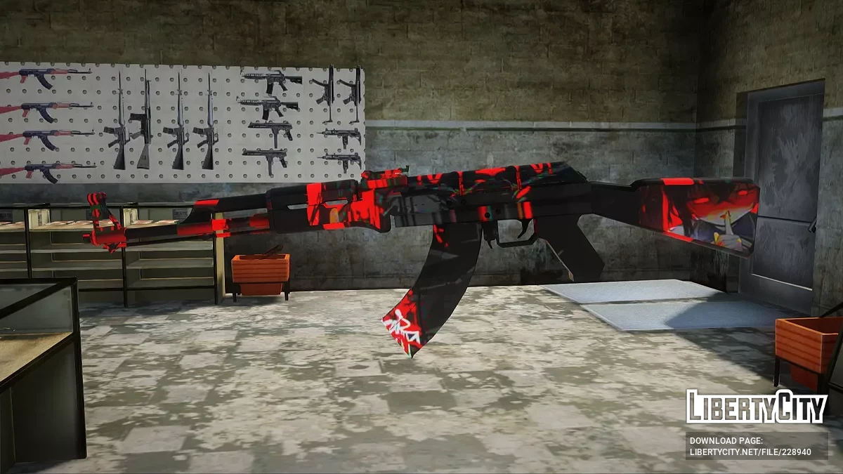 AK-47 Graffiti / GTA San Andreas