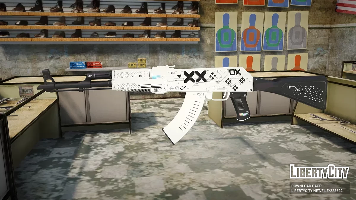 AK-47 Printstream из Counter-Strike 2 / GTA San Andreas
