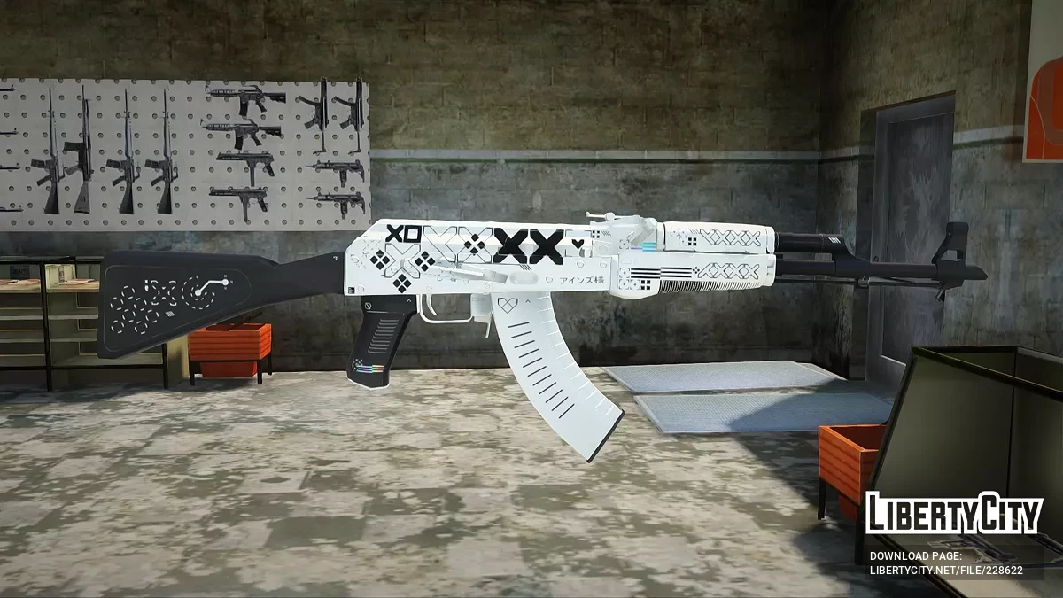 AK-47 Printstream из Counter-Strike 2 / GTA San Andreas