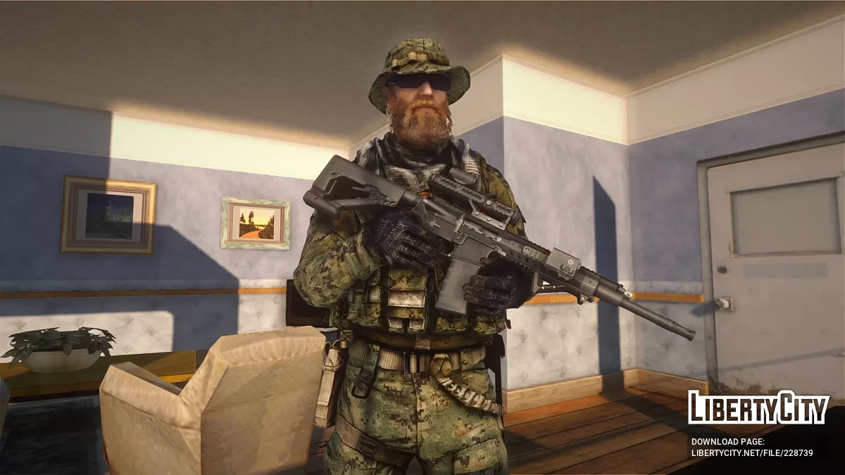 Austria RS556 Assault Rifle / GTA San Andreas