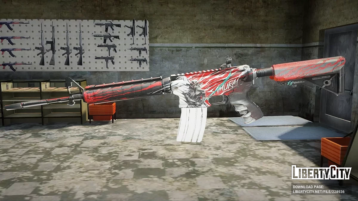 M4 Samurai из Standoff 2 / GTA San Andreas