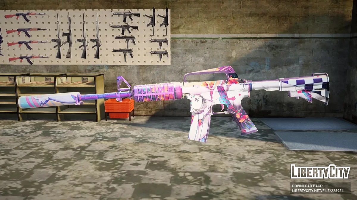 M4A1-S Vaporwave / GTA San Andreas