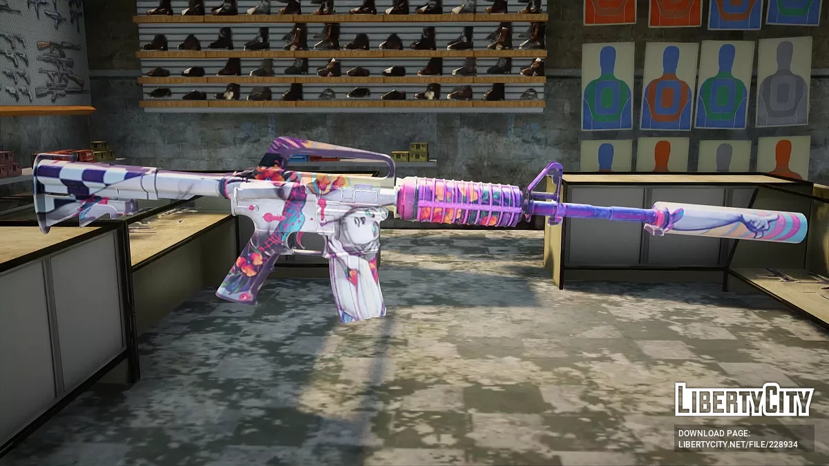 M4A1-S Vaporwave / GTA San Andreas