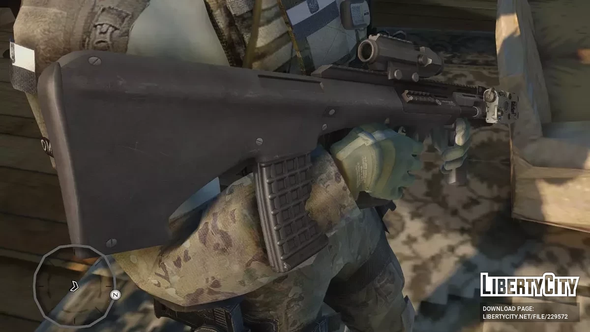 Austria AUGA3 Bullpup Assault Rifle / GTA San Andreas