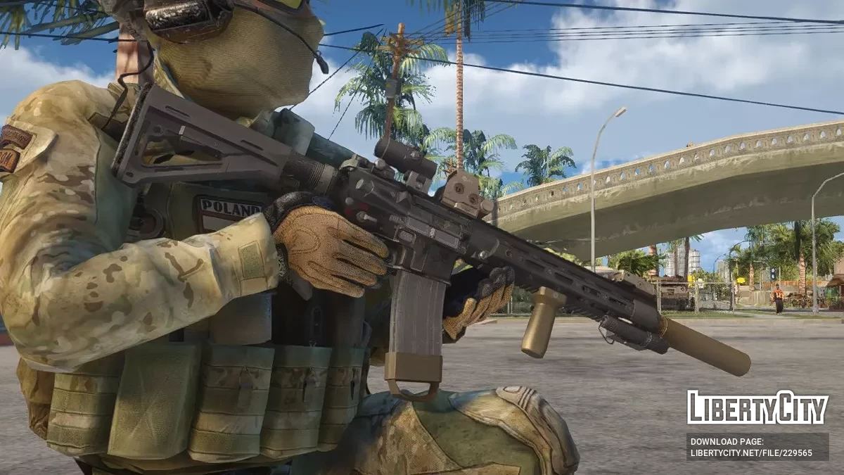 Germany HK 416 MOD3 Assault Rifle / GTA San Andreas