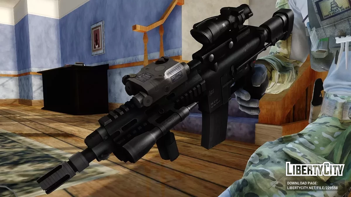Germany HK 416C Carbine Rifle / GTA San Andreas