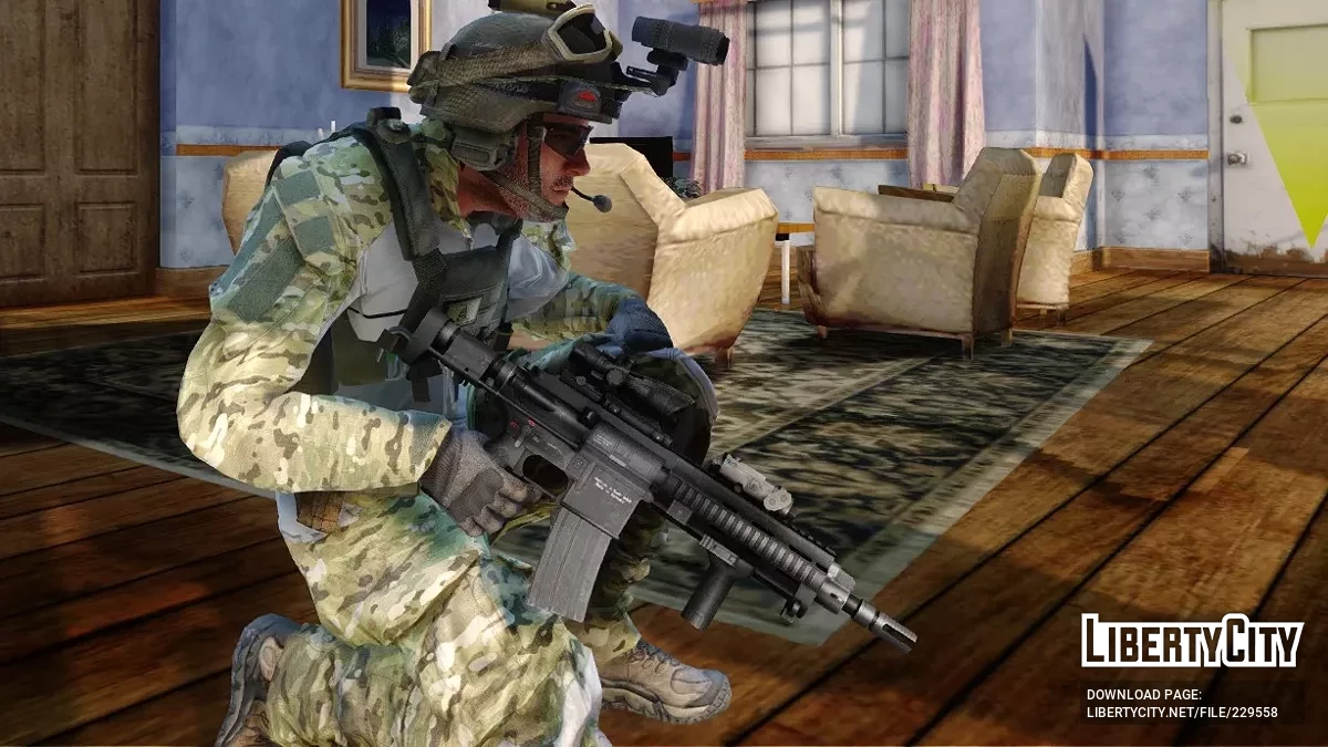 Germany HK 416C Carbine Rifle / GTA San Andreas