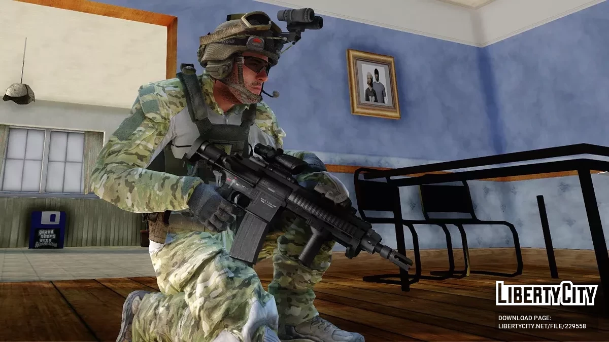 Germany HK 416C Carbine Rifle / GTA San Andreas